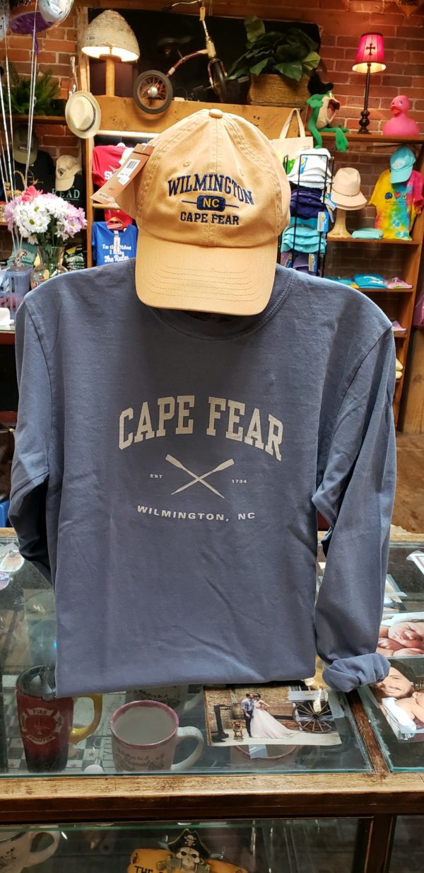 Cape Fear Crossed Boat Oars- Blue Jean