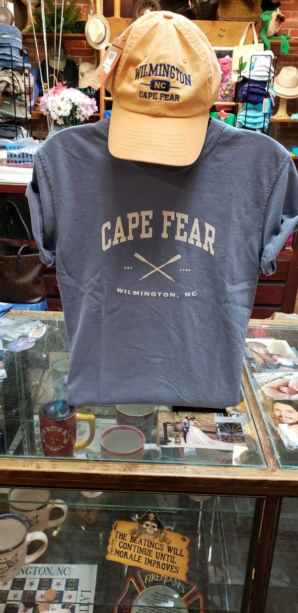Cape Fear Crossed Boat Oars- Blue Jean