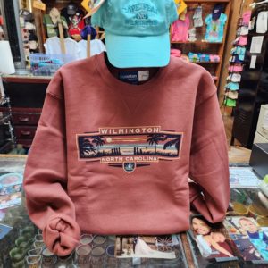 Wilmington Beach Access Crew Sweatshirt- Paprika - Top Toad - Top Toad