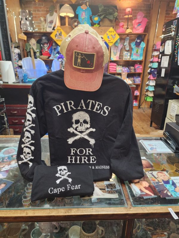 Pirates for Hire- Long Sleeve Tee