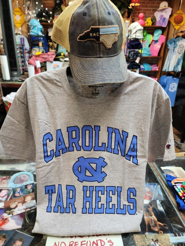 Carolina Tar Heels Champion Tee- Grey