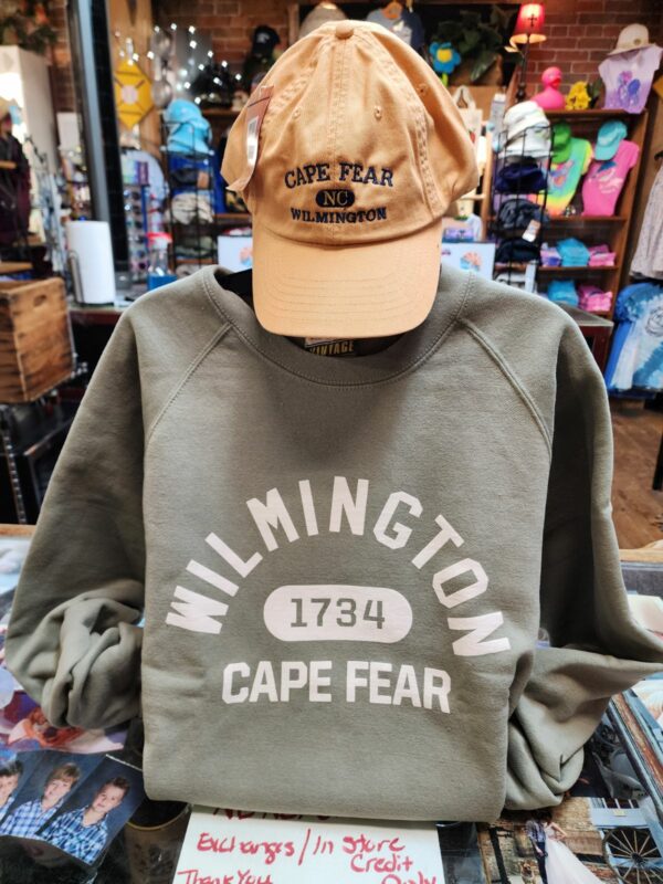 Wilmington - Olive Crew Sweatshirt