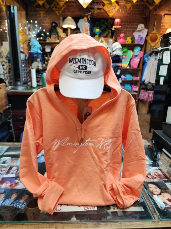 Ladies Scripted Wilmington Hoody - Creamsicle