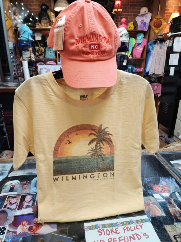 Ladies Tropical Sunset Tee- Yellow