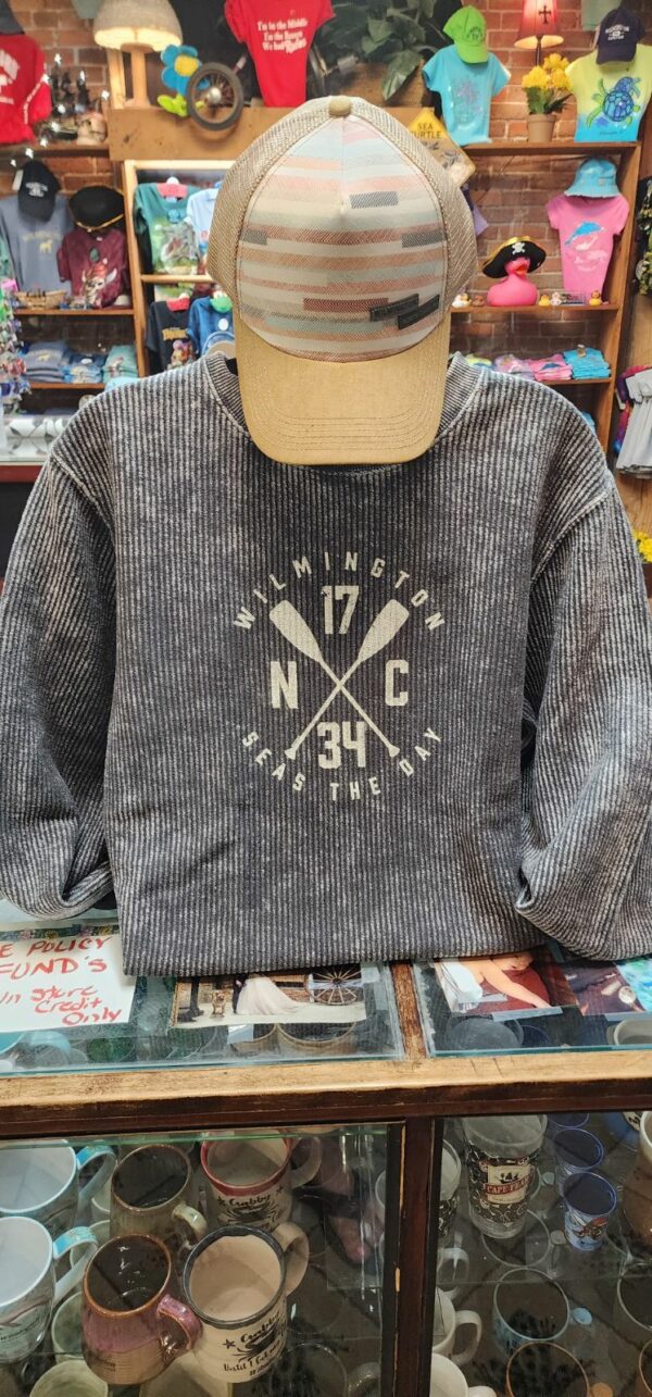 Seas the Day Corded Crew Sweater