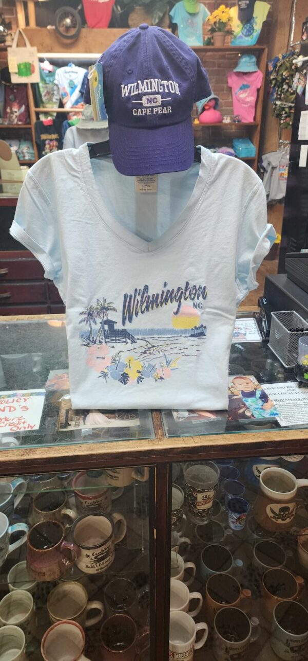 Ladies Lifeguard Stand V- Neck Tee
