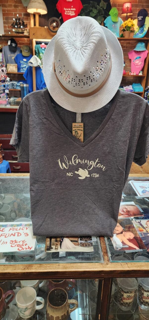 Ladies Turtle V-Neck Tee