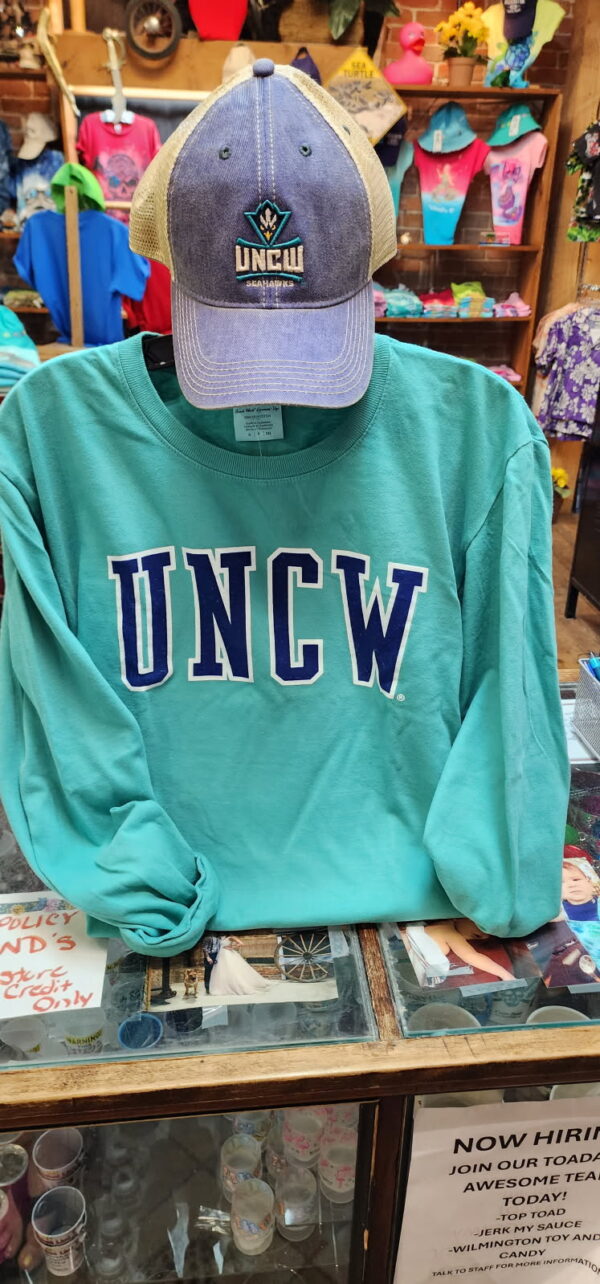Teal UNCW Long Sleeve Tee
