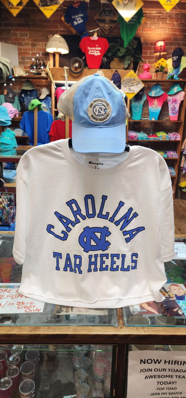UNC Cropped Champion Tee