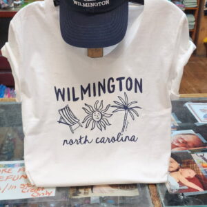 Ladies V-Neck Wilmington Beach Vibes Tee